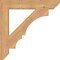 Ekena Millwork Balboa Slat Smooth Bracket, Western Red Cedar, 3 1/2"W x 24"D x 24"H BKT04X24X24BOA06SWR - alternate 3